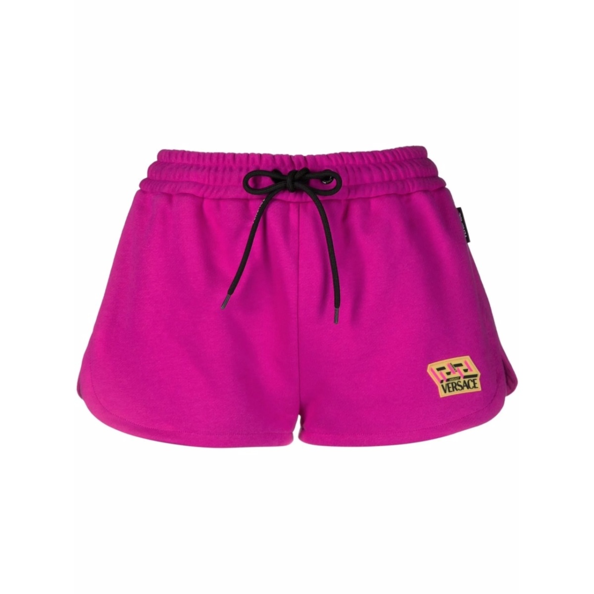 logo-patch track shorts