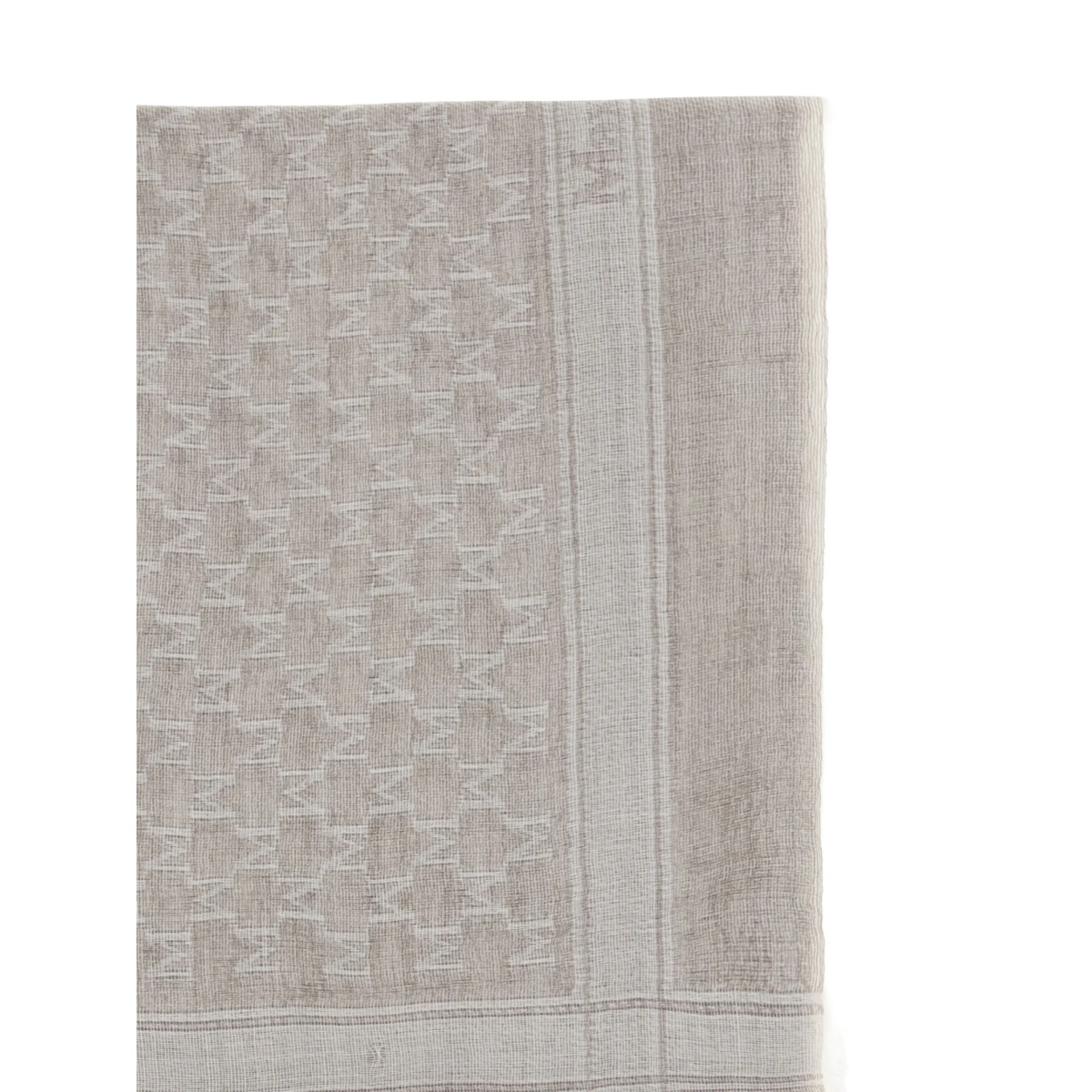 logo pattern scarf - Img 3