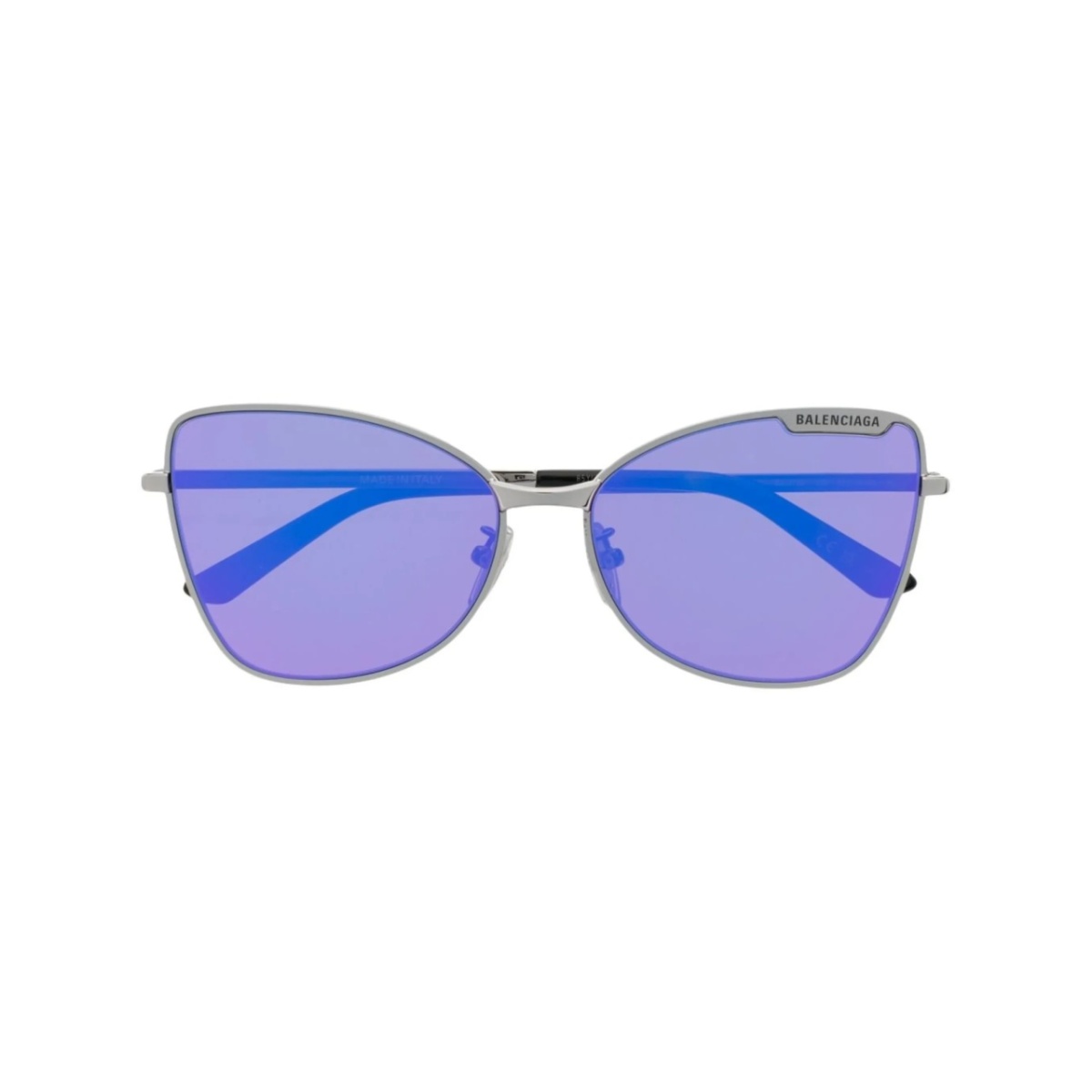 logo-plaque butterfly-frame sunglasses
