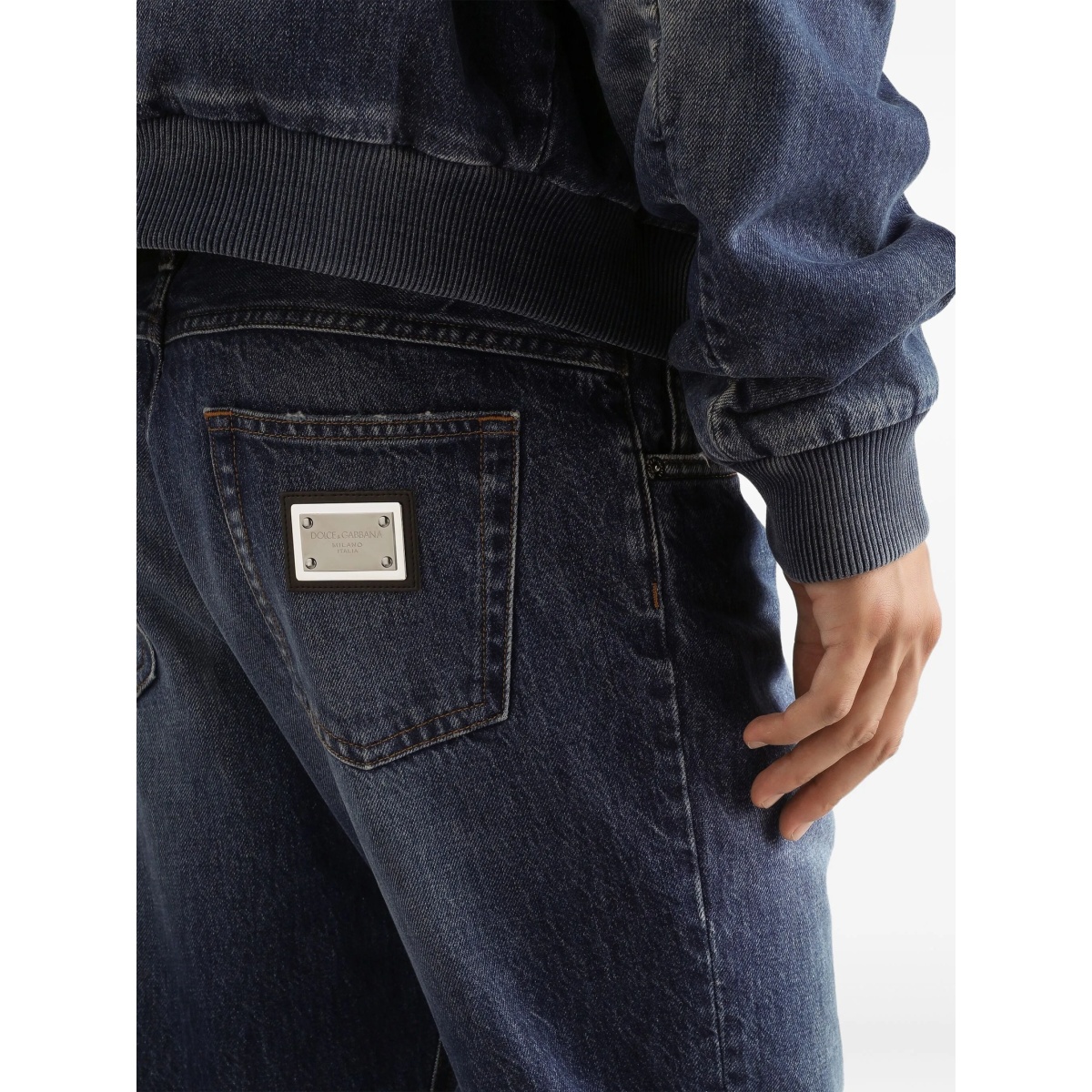 logo-plaque jeans - Img 5