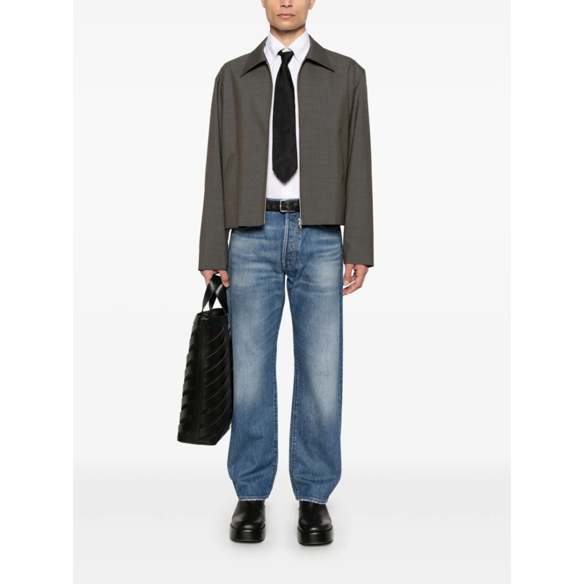 logo-plaque straight-leg jeans - Img 2