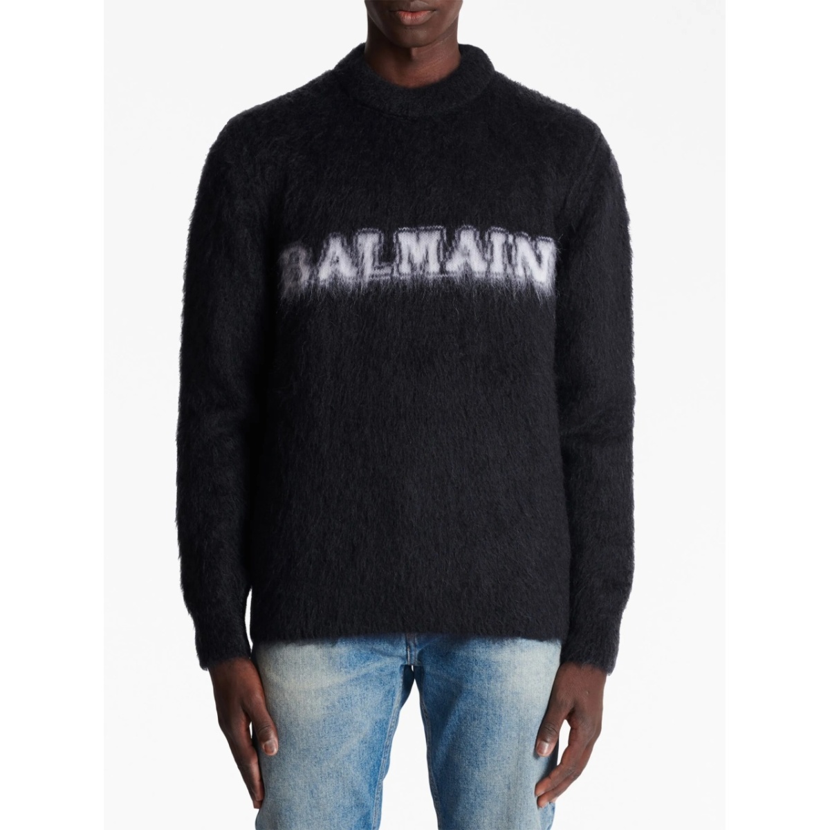 logo-print brushed-finish jumper - Img 5