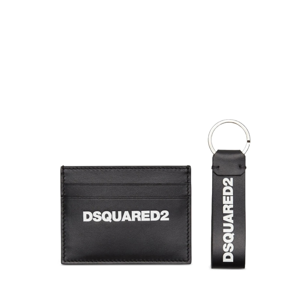 logo-print card holder set