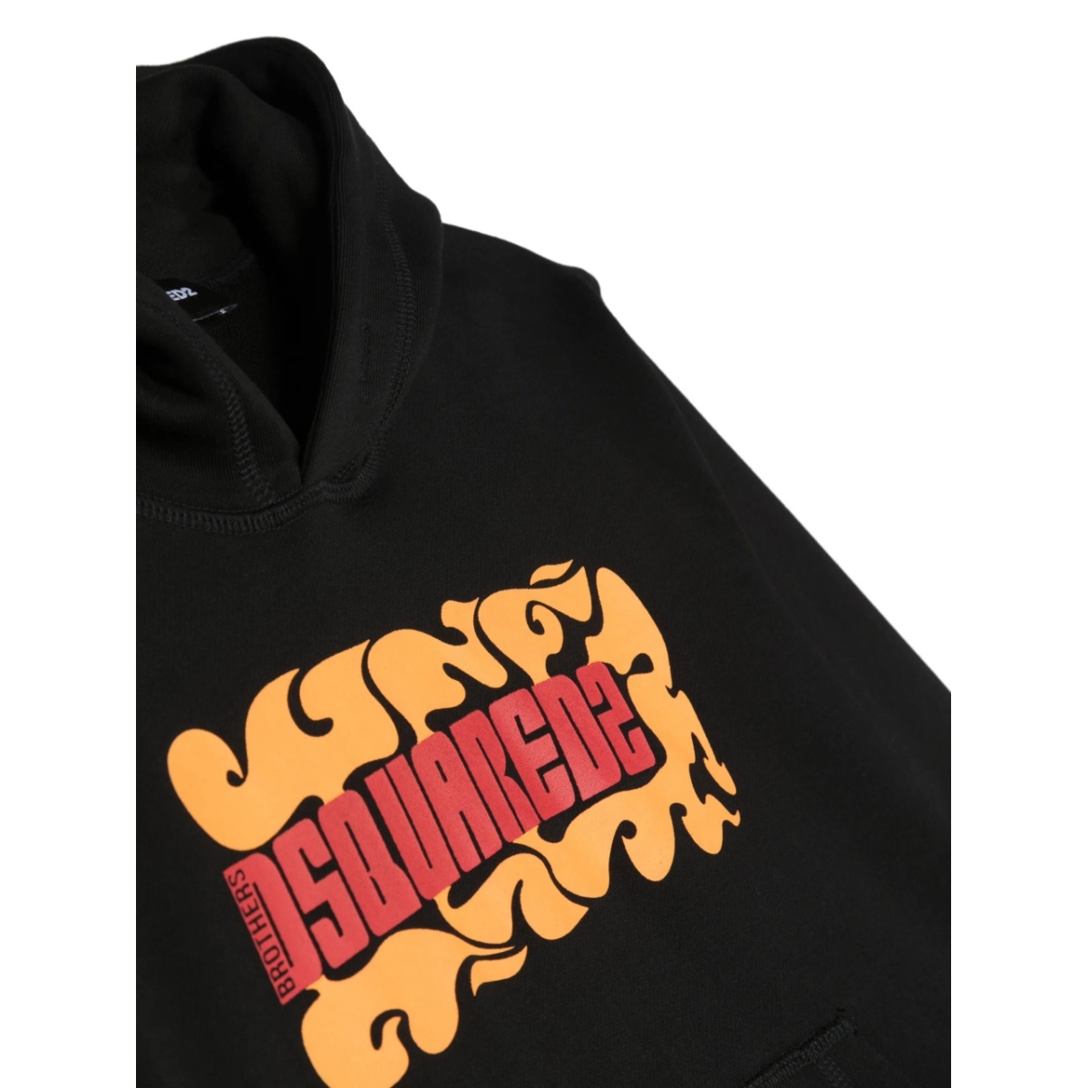 logo-print cotton hoodie - Img 3
