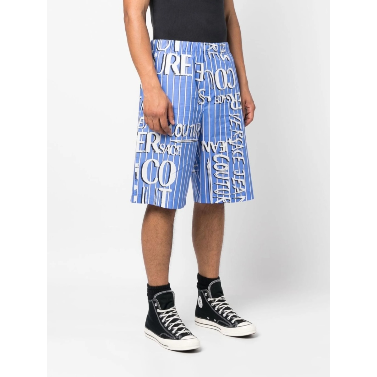 logo-print cotton shorts - Img 3
