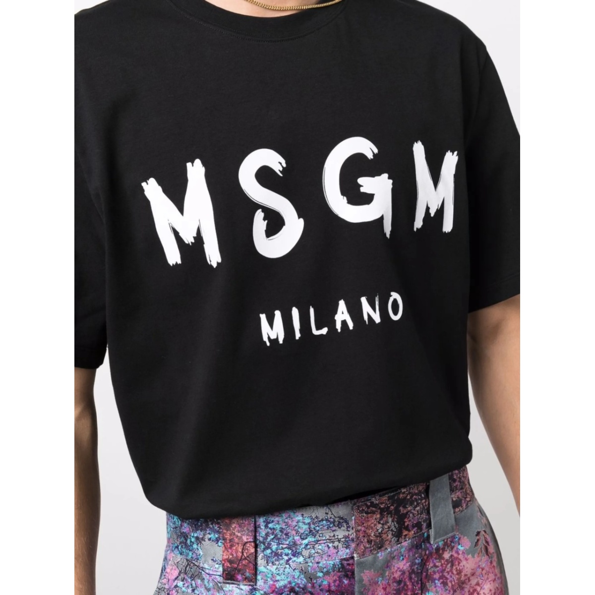 logo-print cotton T-shirt - Img 5
