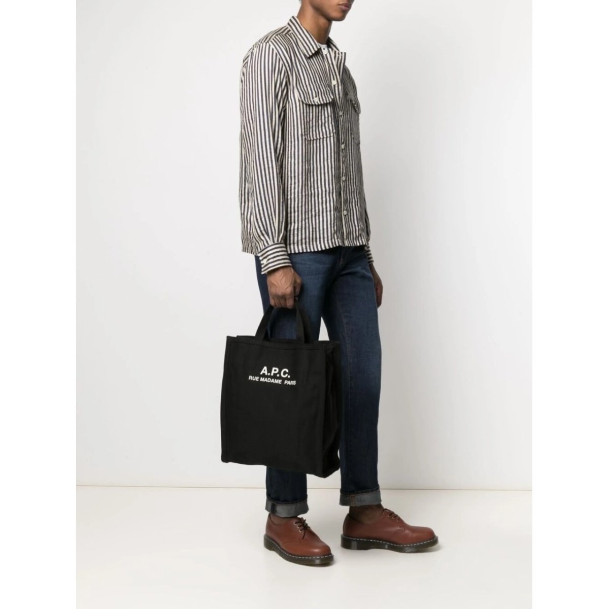logo-print cotton tote - Img 2