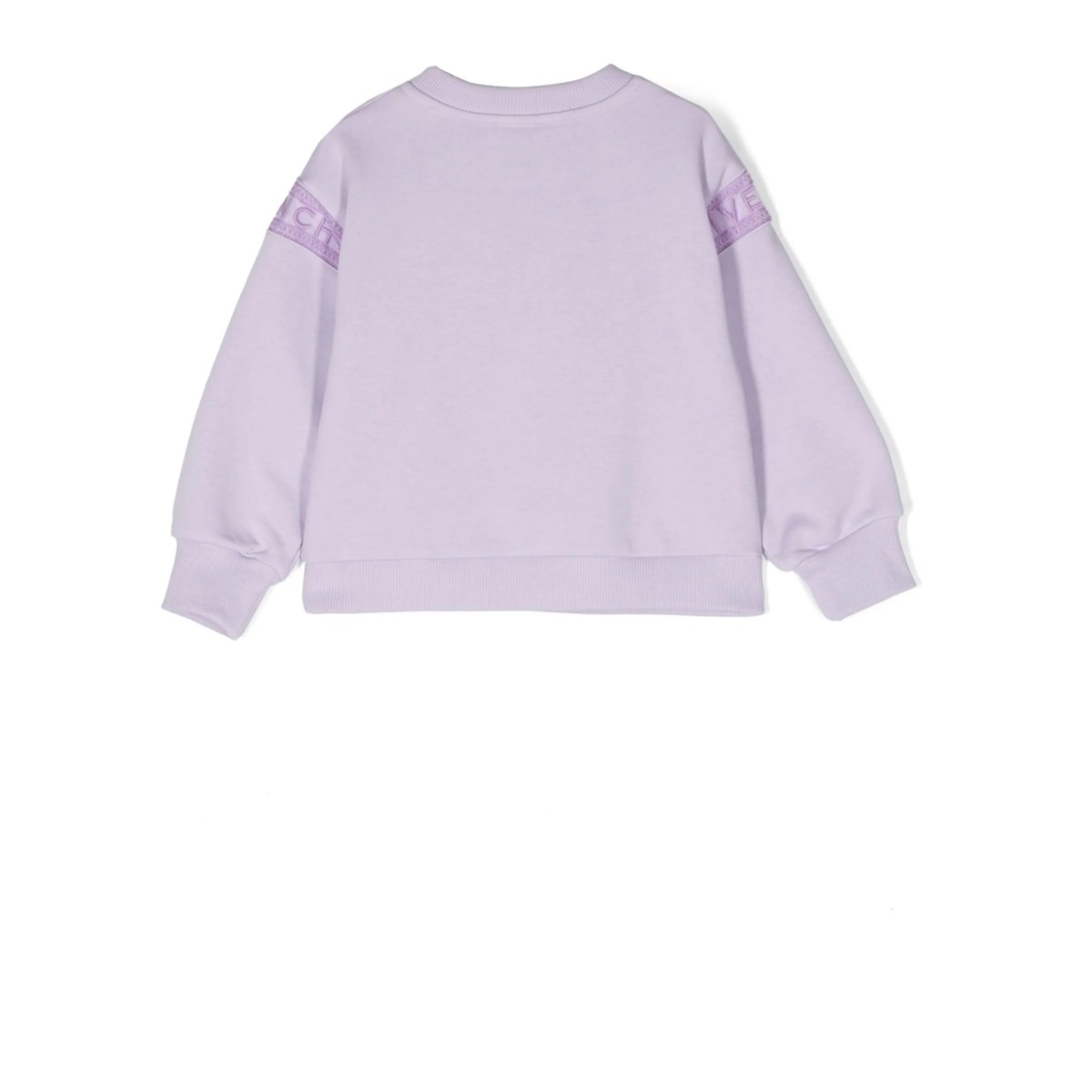 logo-print crew neck sweatshirt - Img 2