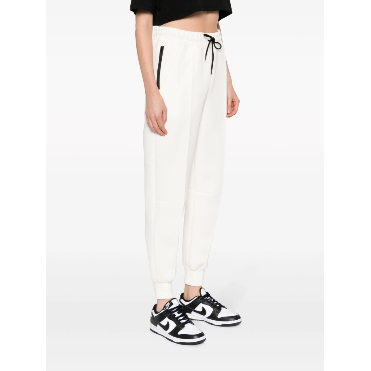 logo-print fleece track pants - Img 3