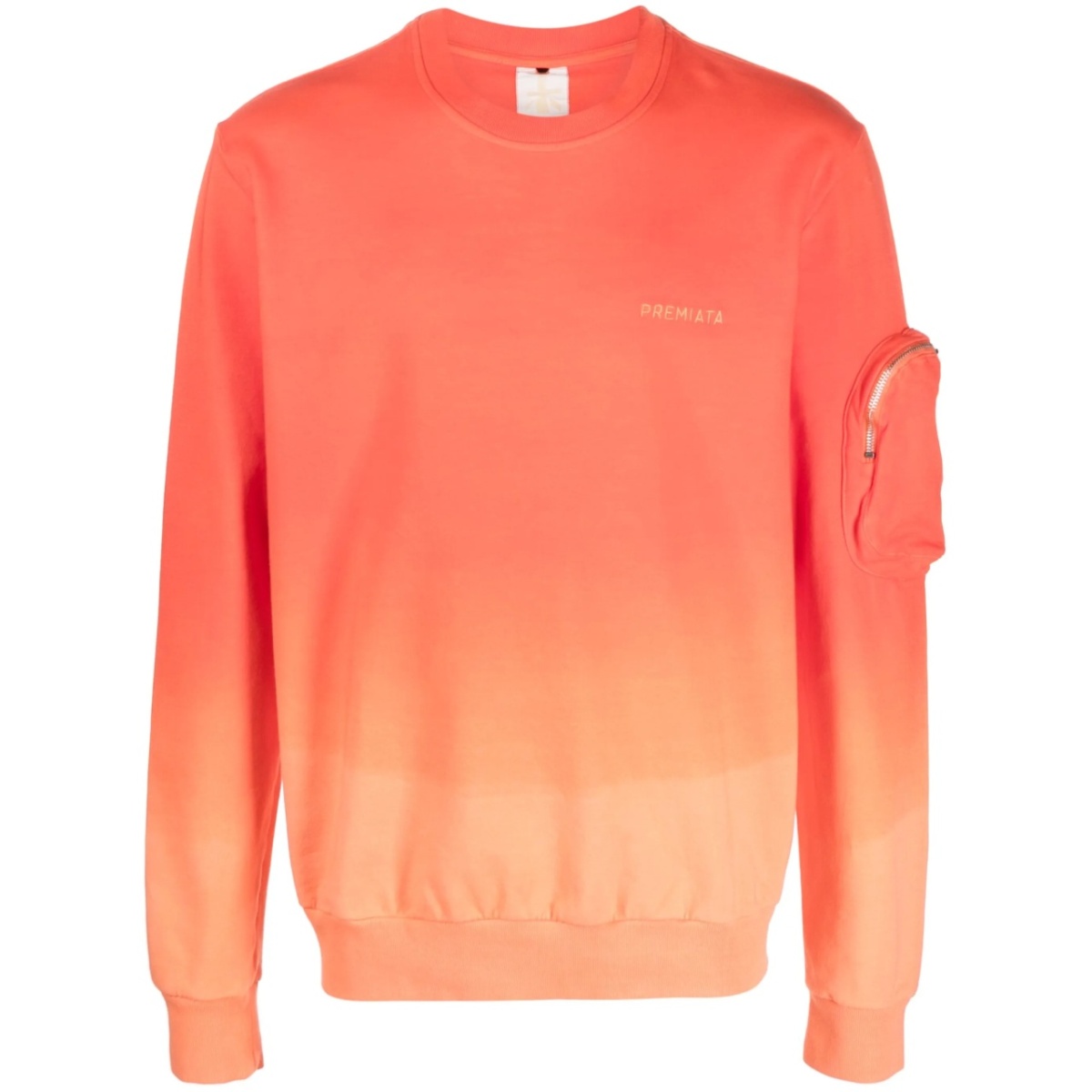 logo-print gradient sweatshirt