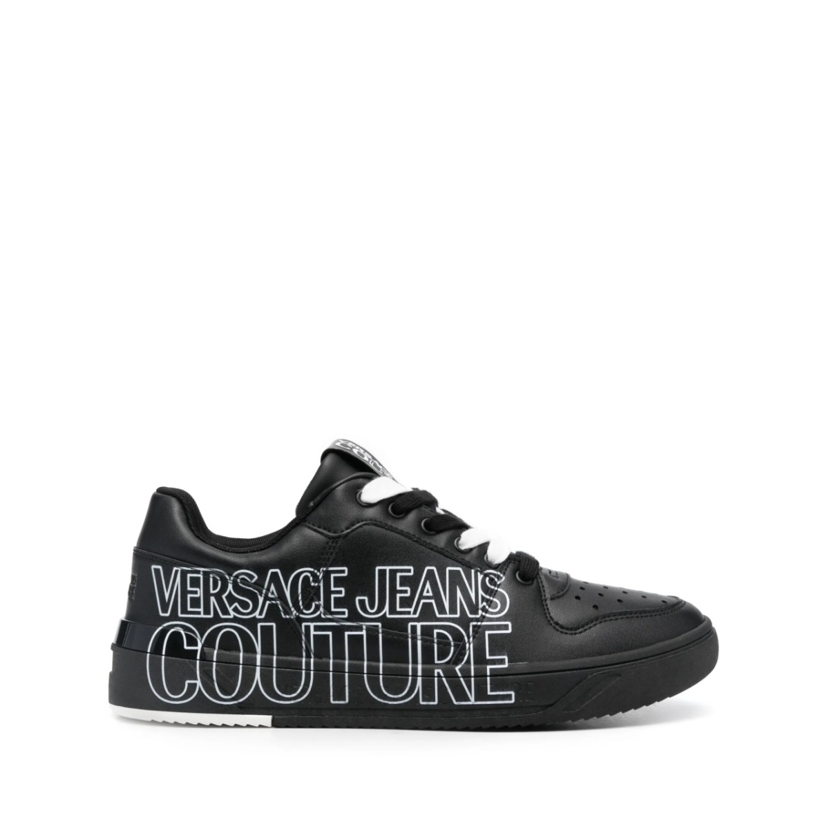 logo-print low-top sneakers