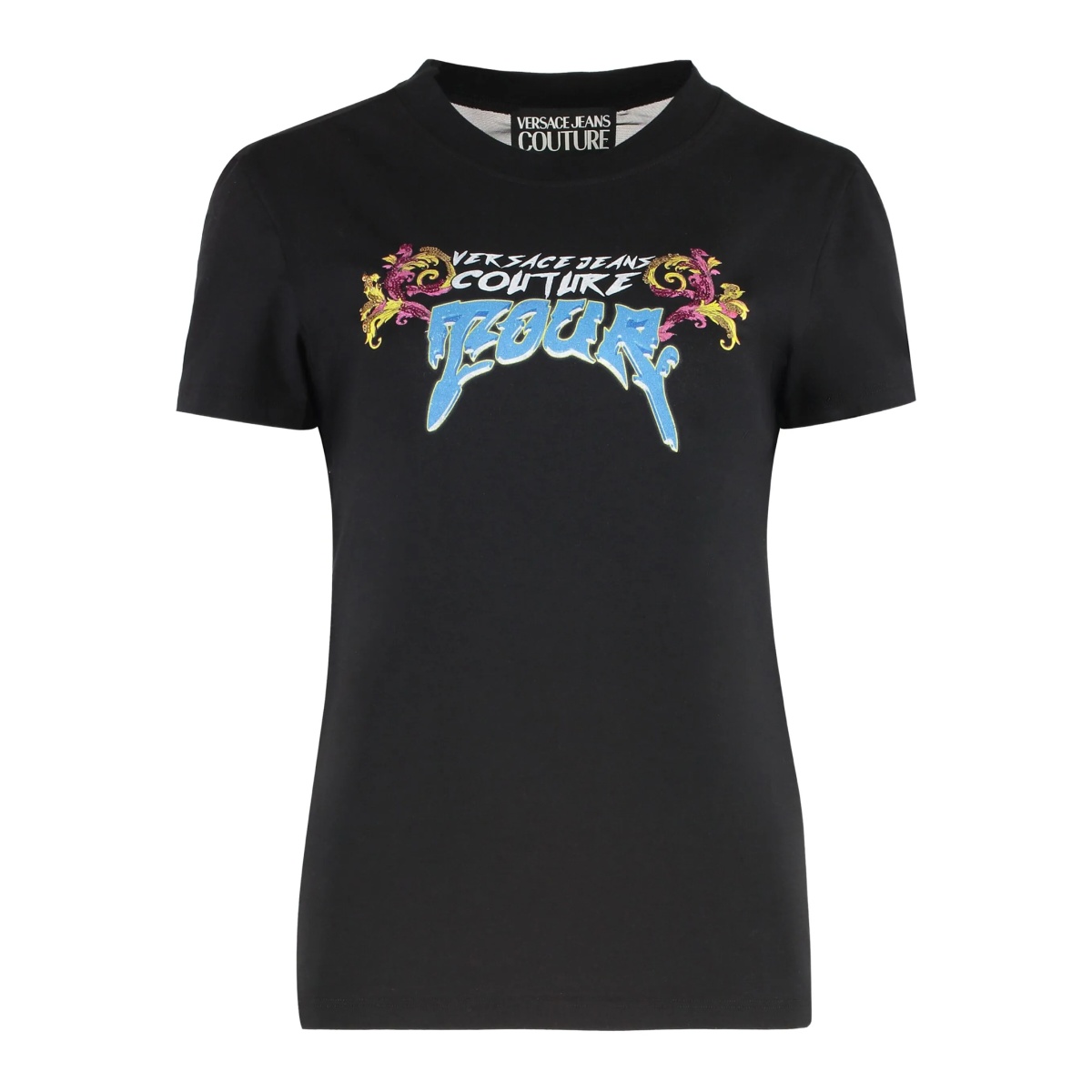 logo-print mesh-panel t-shirt