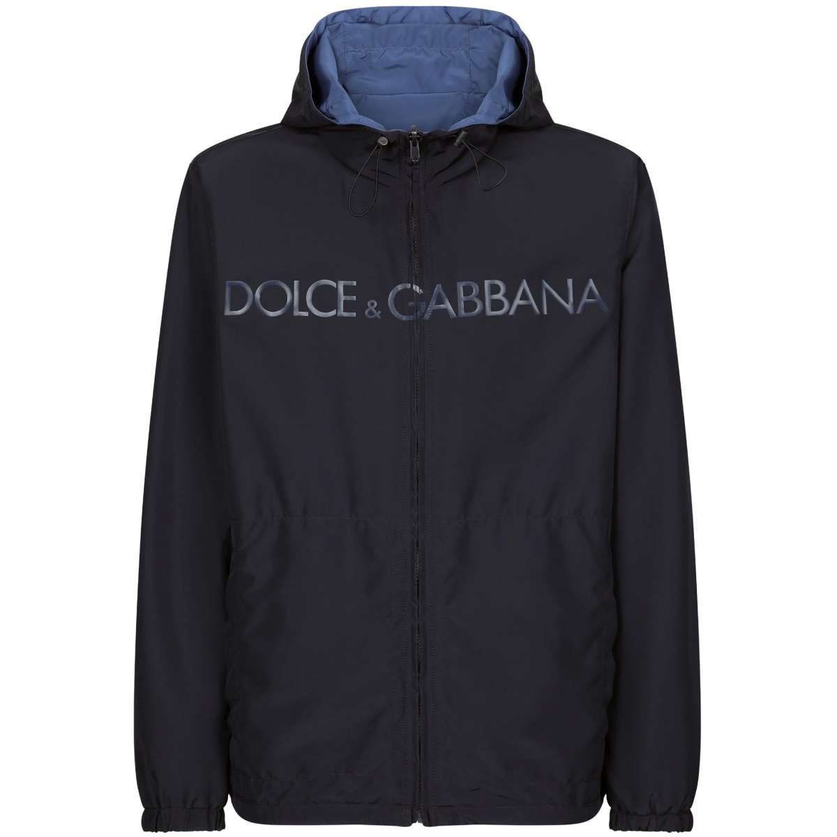 logo-print reversible parka