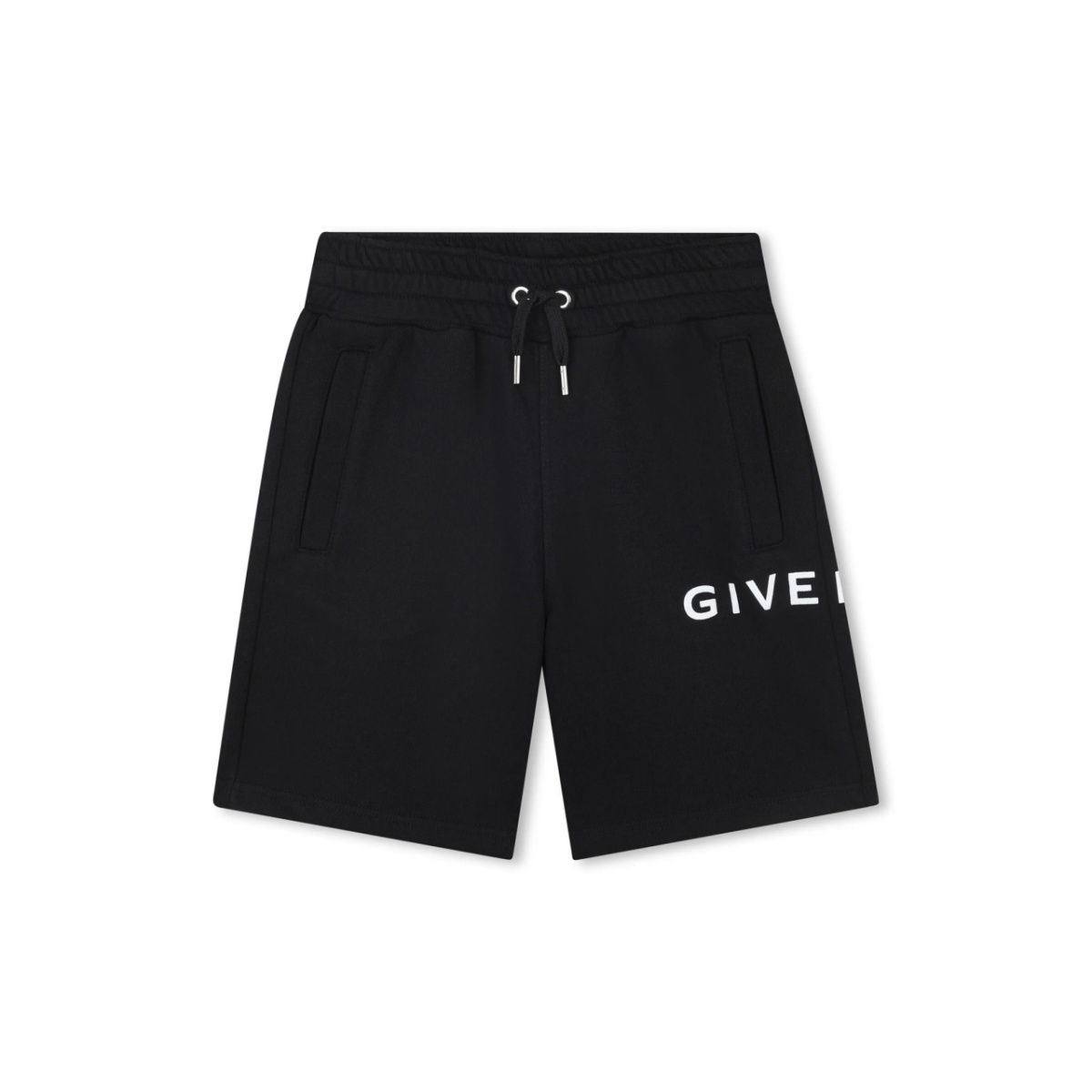 logo-print shorts