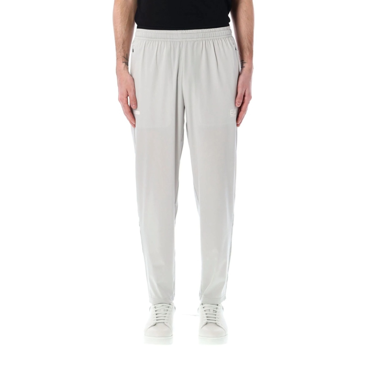 logo print track pants