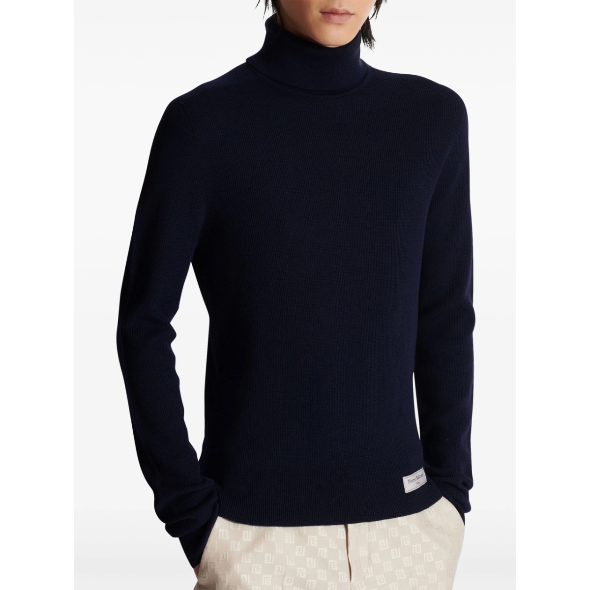 logo-tag merino-wool jumper - Img 5