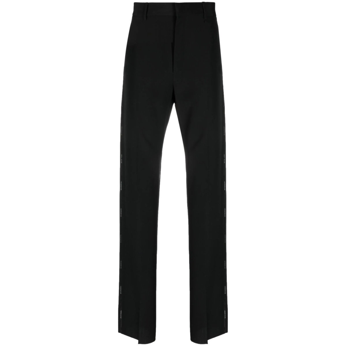 logo-tape tailored trousers