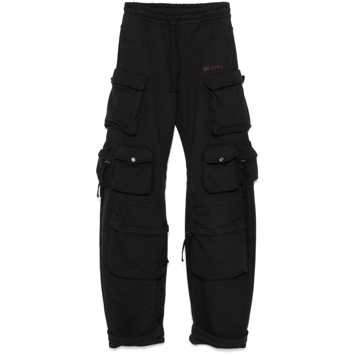 long faded track pants