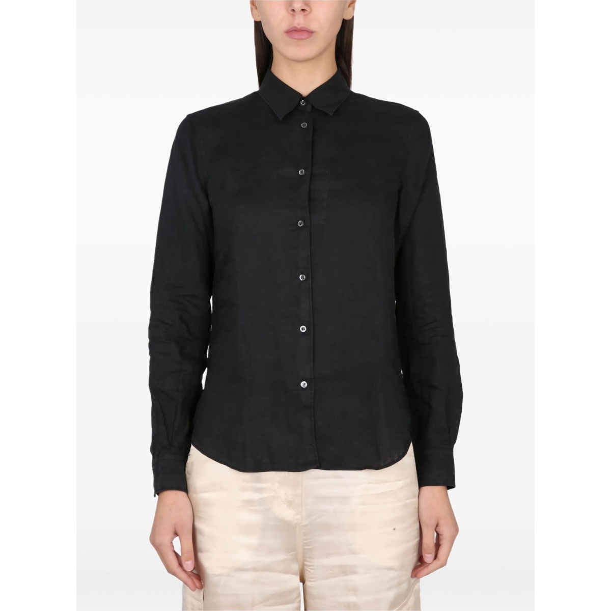 long-sleeve button-down shirt