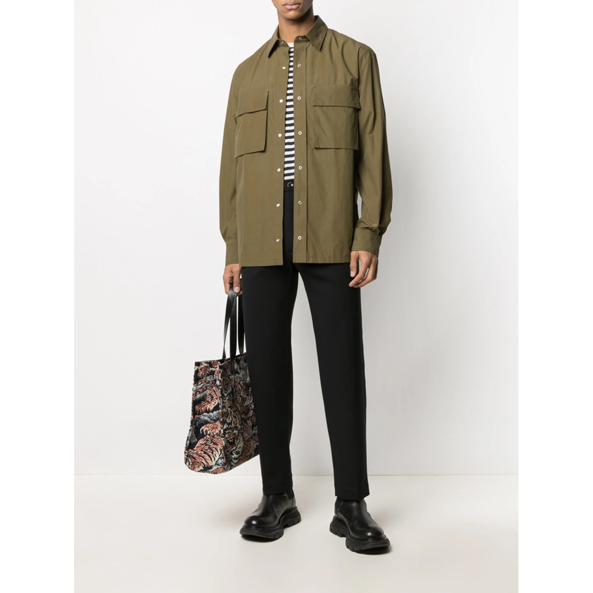 long-sleeved utility shirt - Img 2