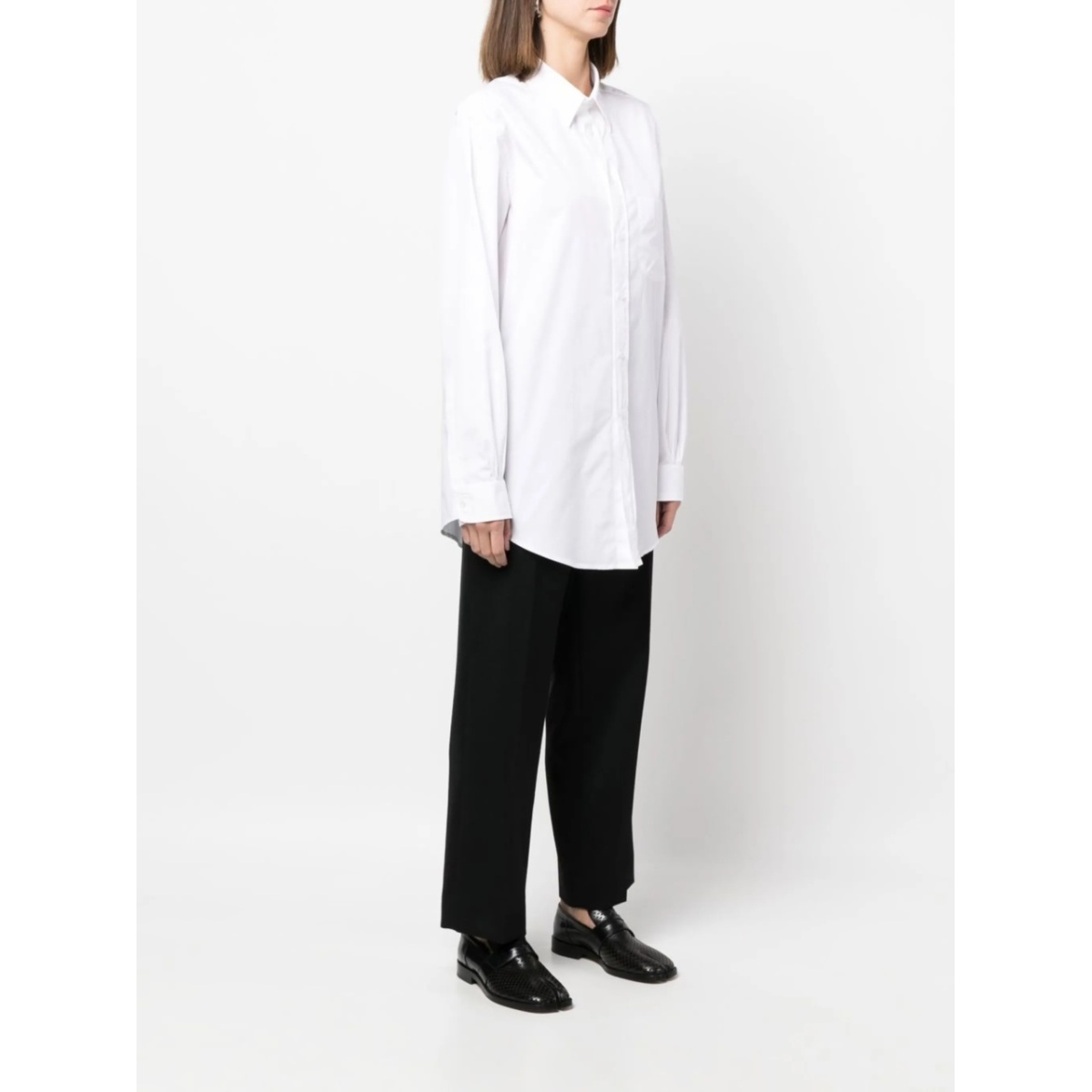 longline poplin shirt - Img 3