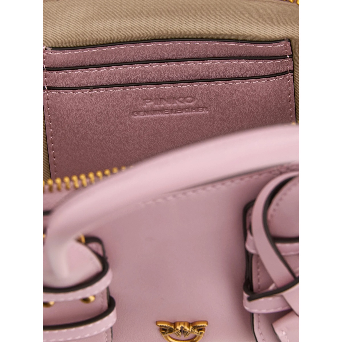 love birds bowling leather handbag - Img 4