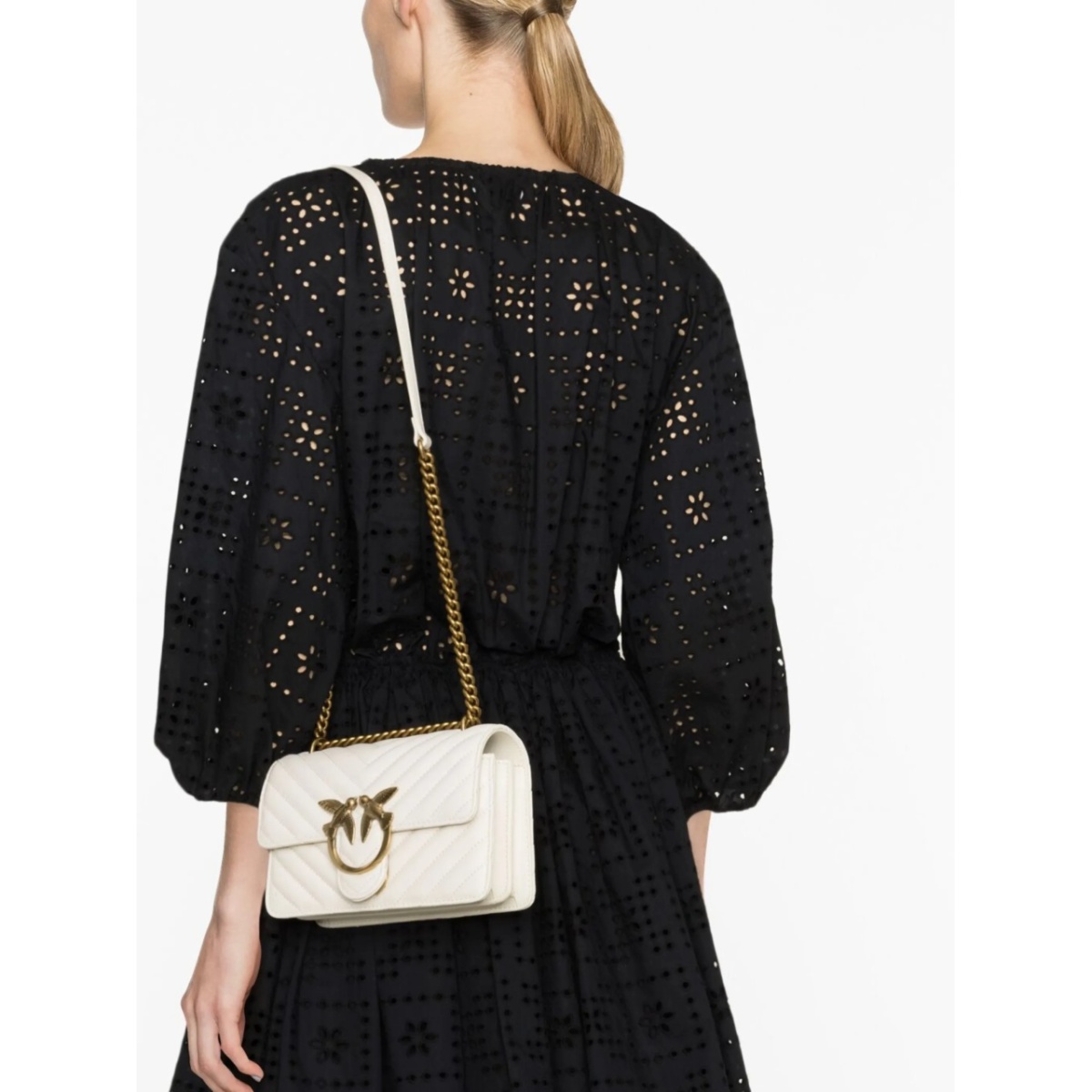Lovebird quilted leather bag - Img 3