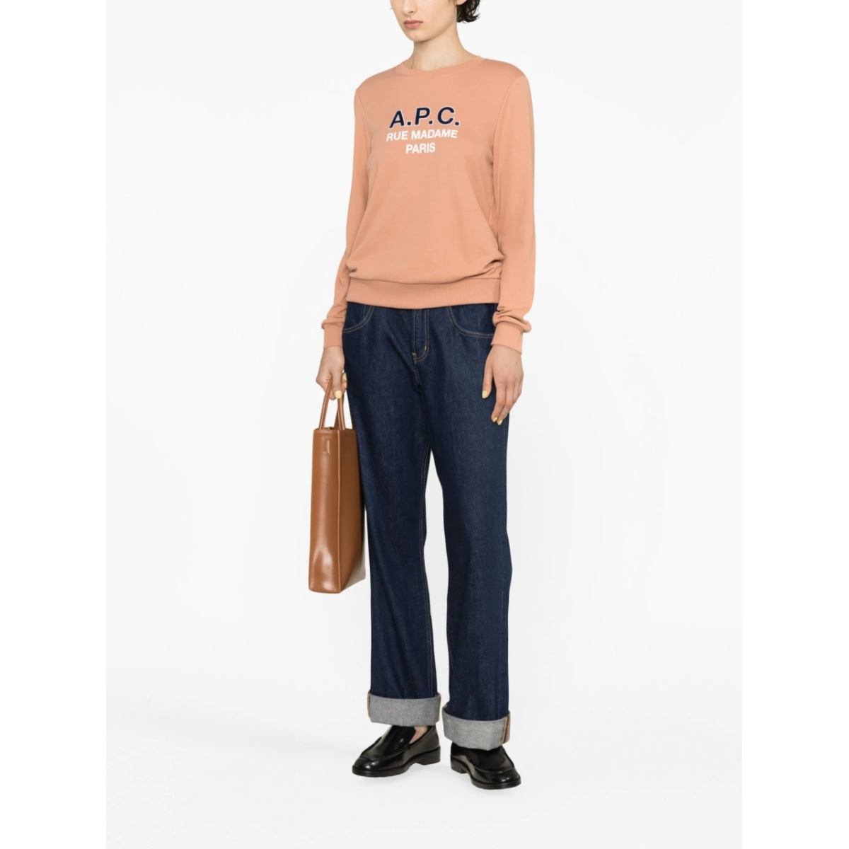 Madame logo-print cotton sweatshirt - Img 2