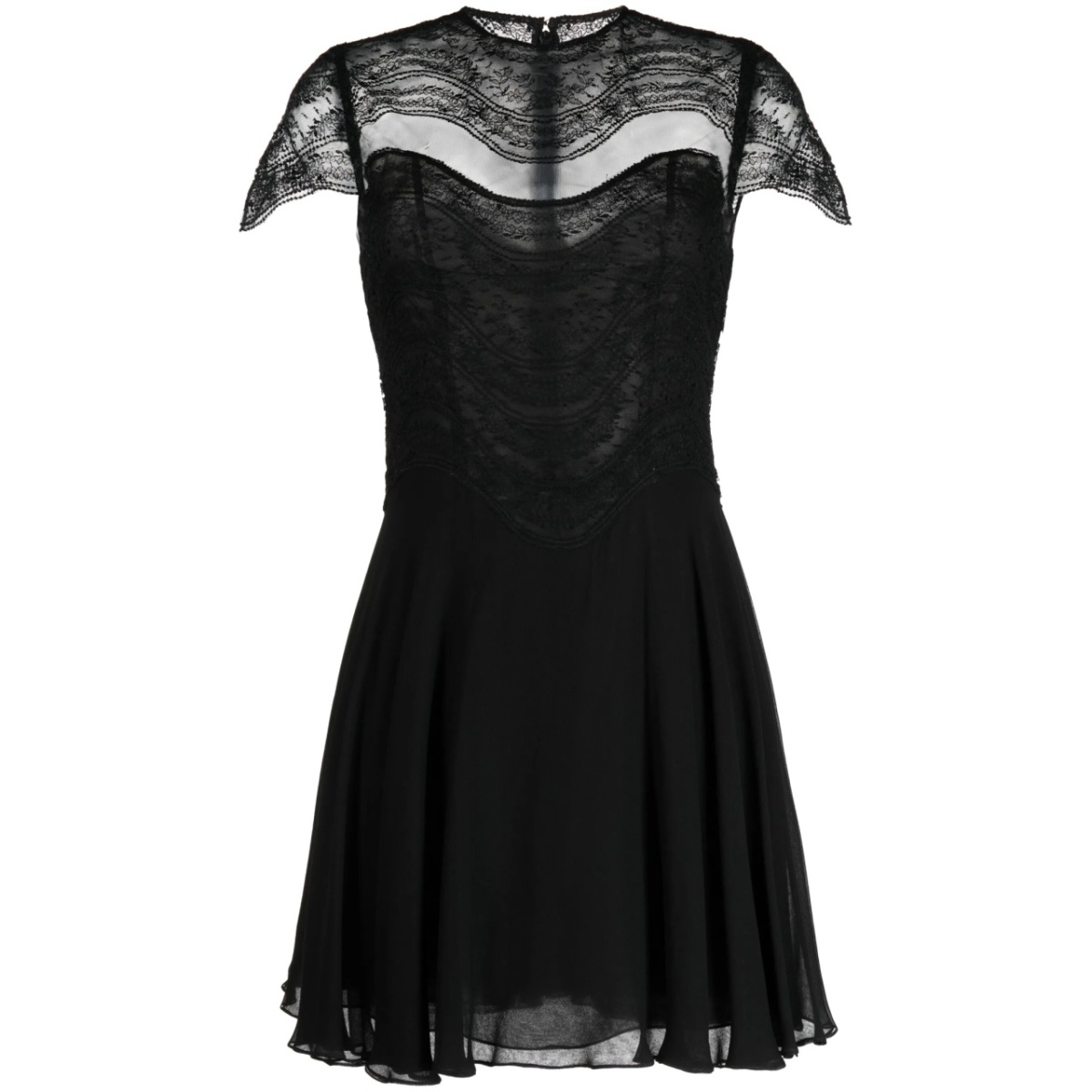 Mangano silk georgette minidress