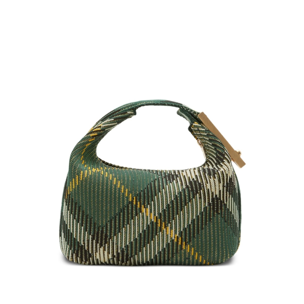 medium Peg check-pattern shoulder bag - Img 2