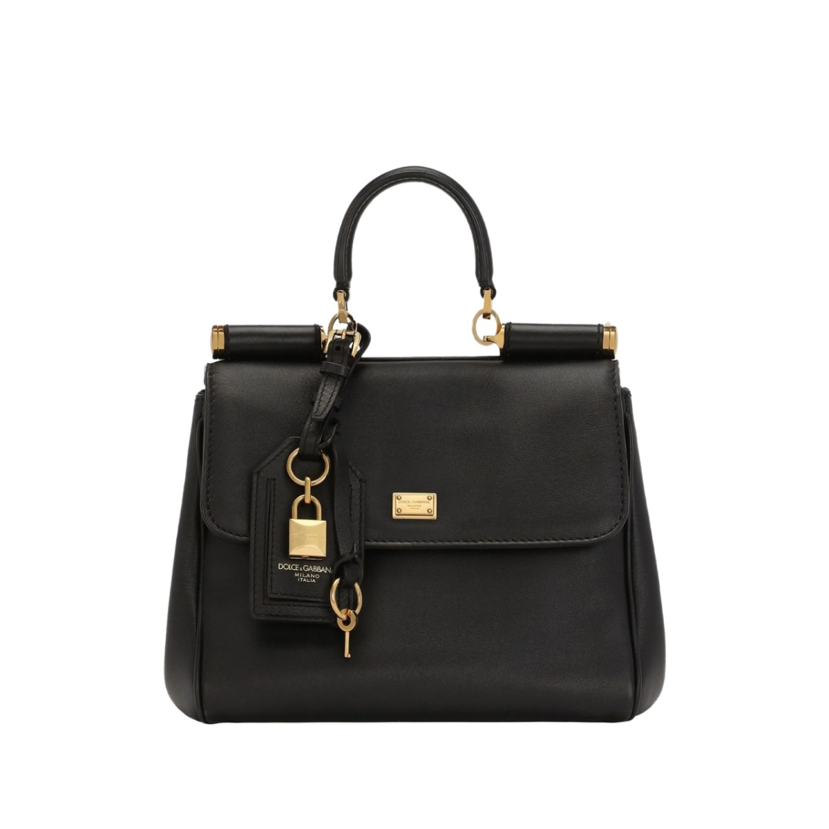 medium Sicily structured leather handbag