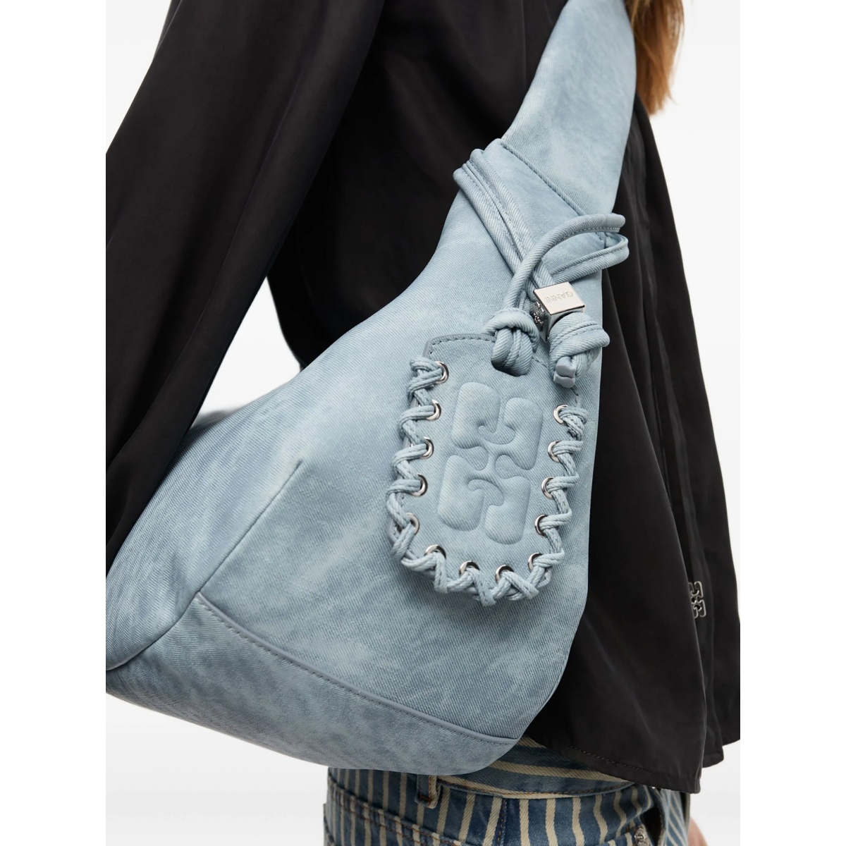 medium tie-dye effect shoulder bag - Img 3