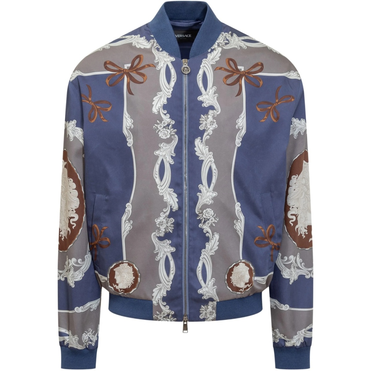 Medusa Head-print bomber jacket