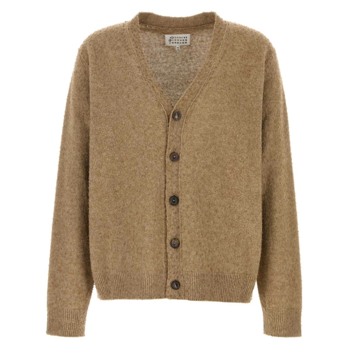 mélange-effect cardigan
