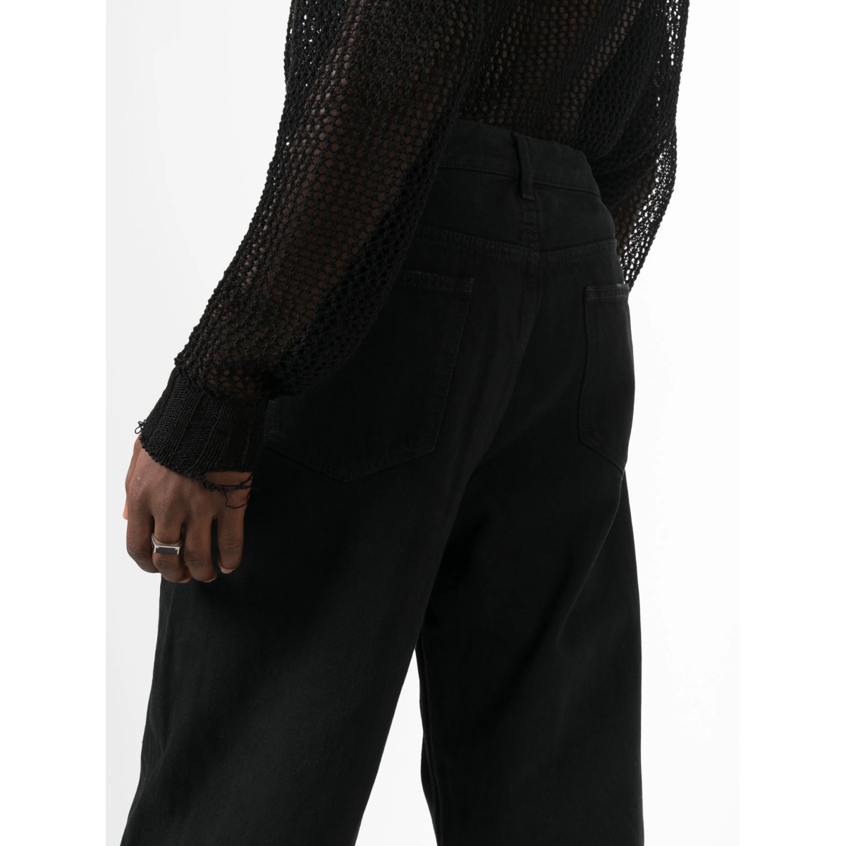 mid-rise loose jeans - Img 5
