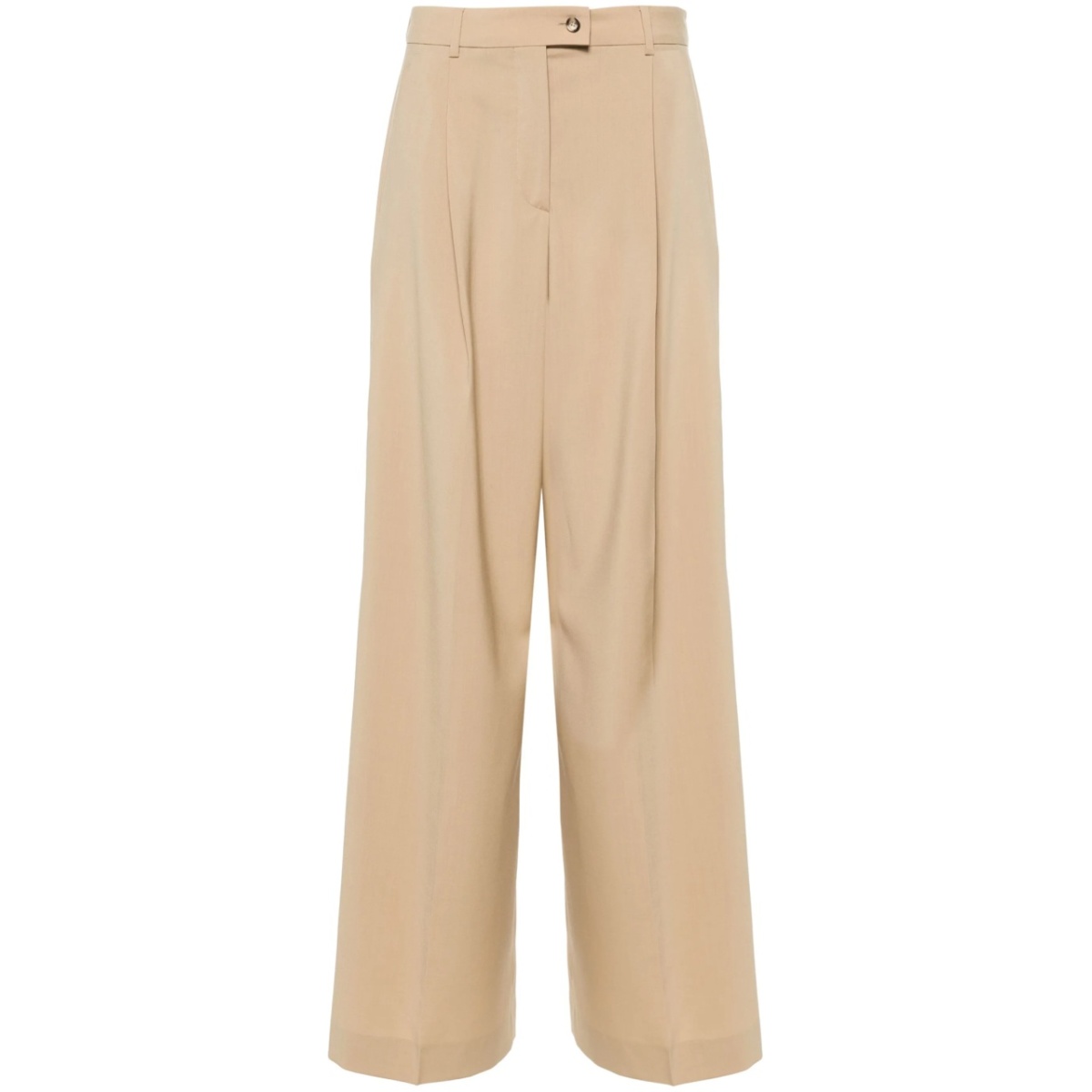 mid-rise palazzo trousers