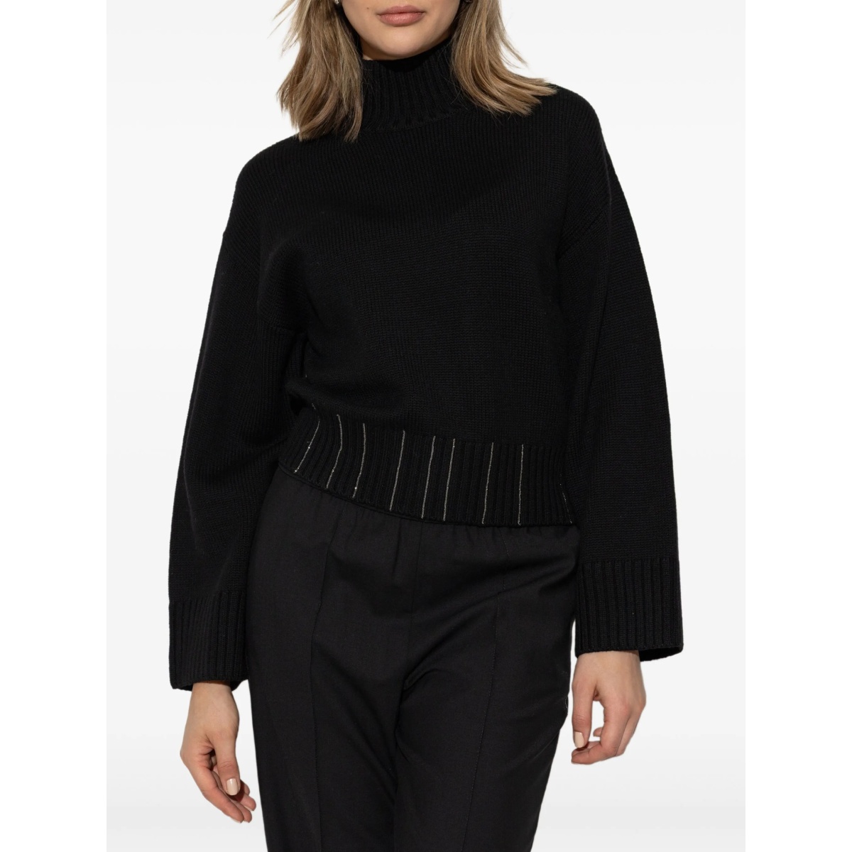 Monili-embellished sweater - Img 3