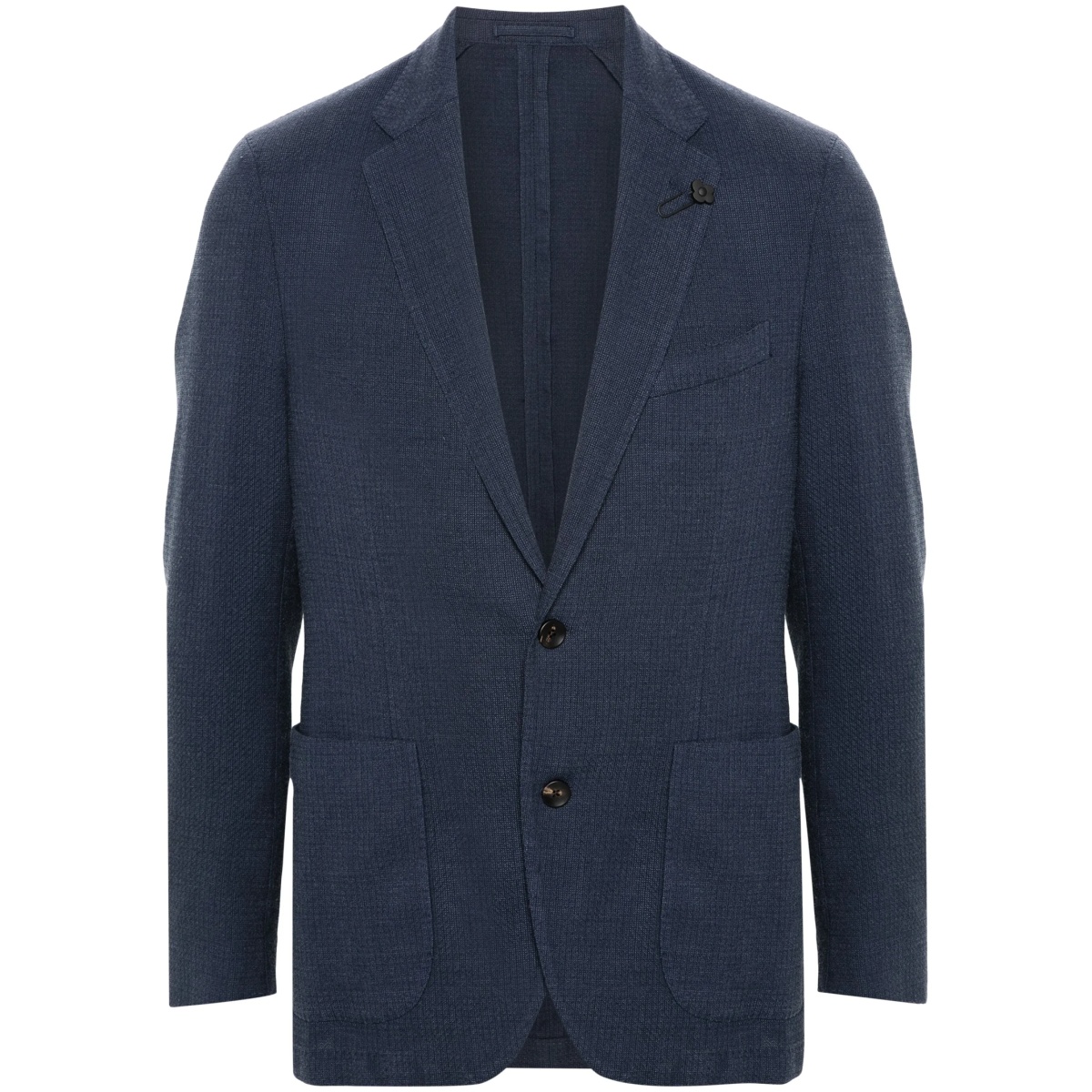 monogram-jacquard blazer