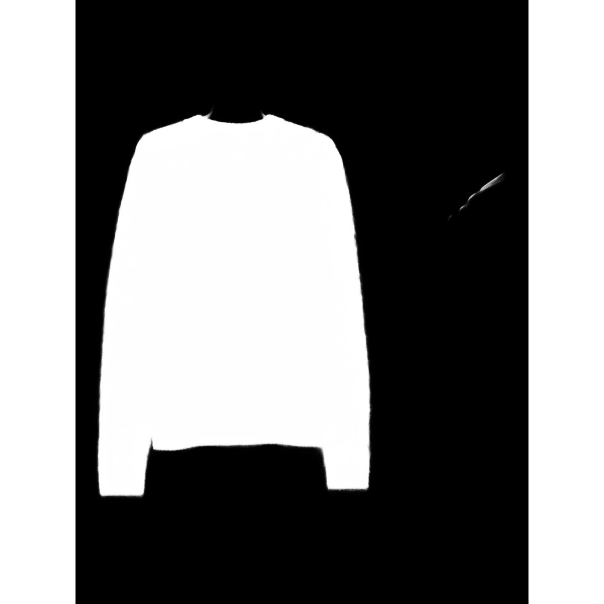 monogram-pattern knitted sweater