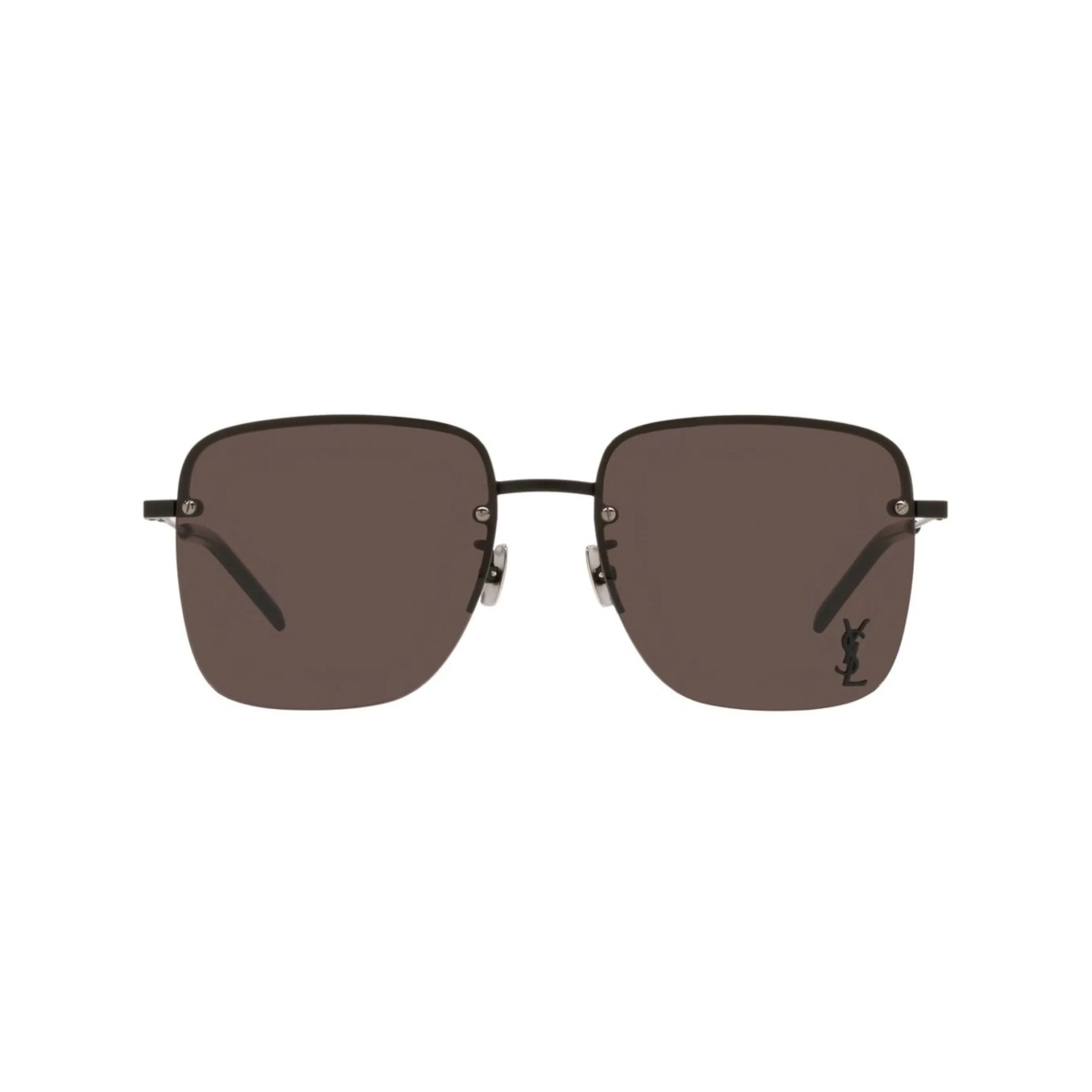 monogram square rimless sunglasses