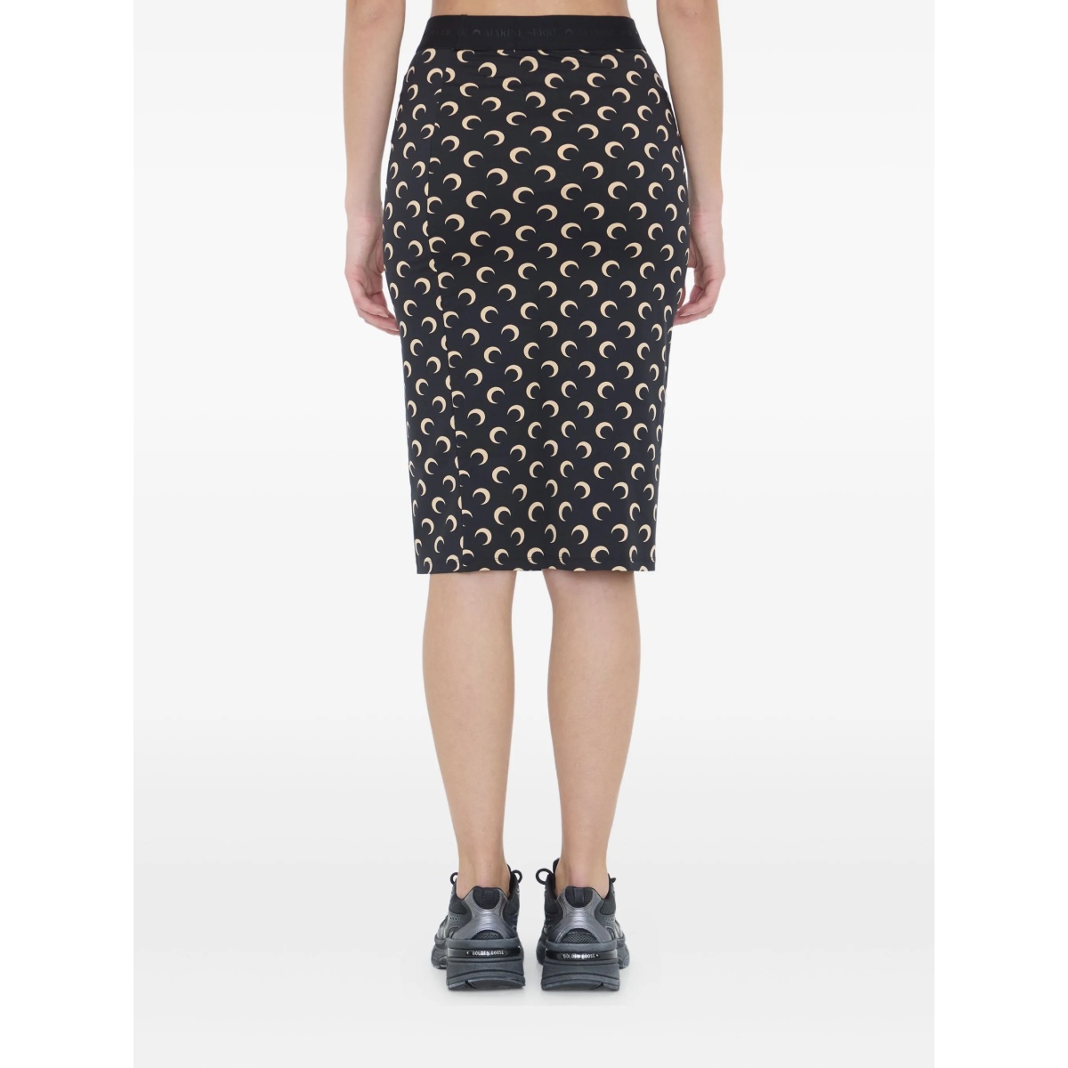 moon-print midi skirt - Img 4