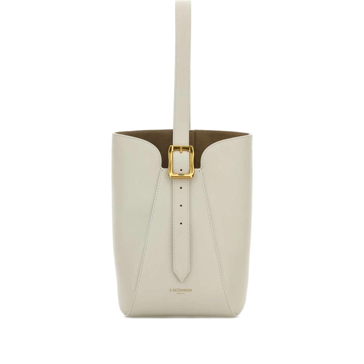 nano Quiver buckle-fastening leather bucket bag