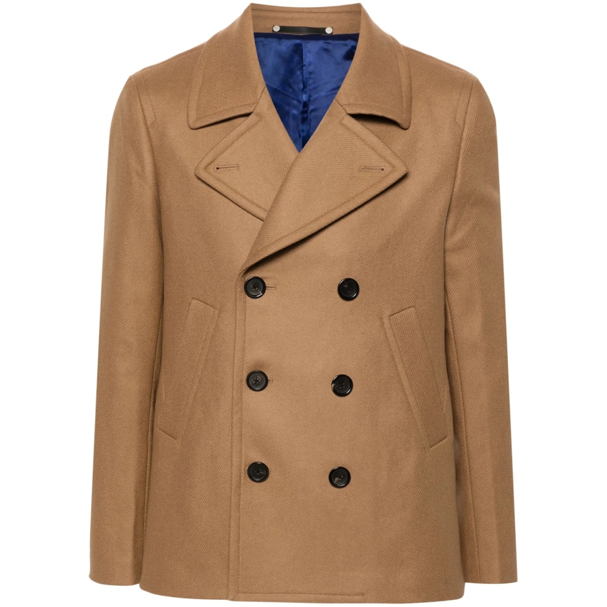 notched-lapel peacoat