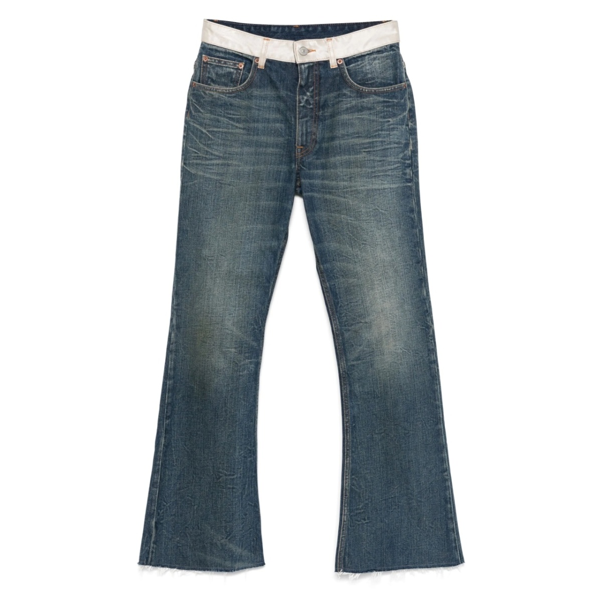numbers-motif jeans