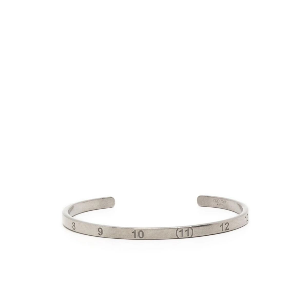 Numerical engraved cuff bracelet