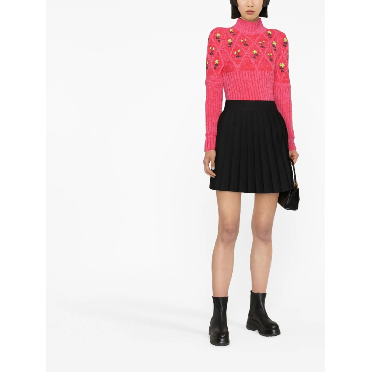 Oma floral-embroidered wool jumper - Img 2