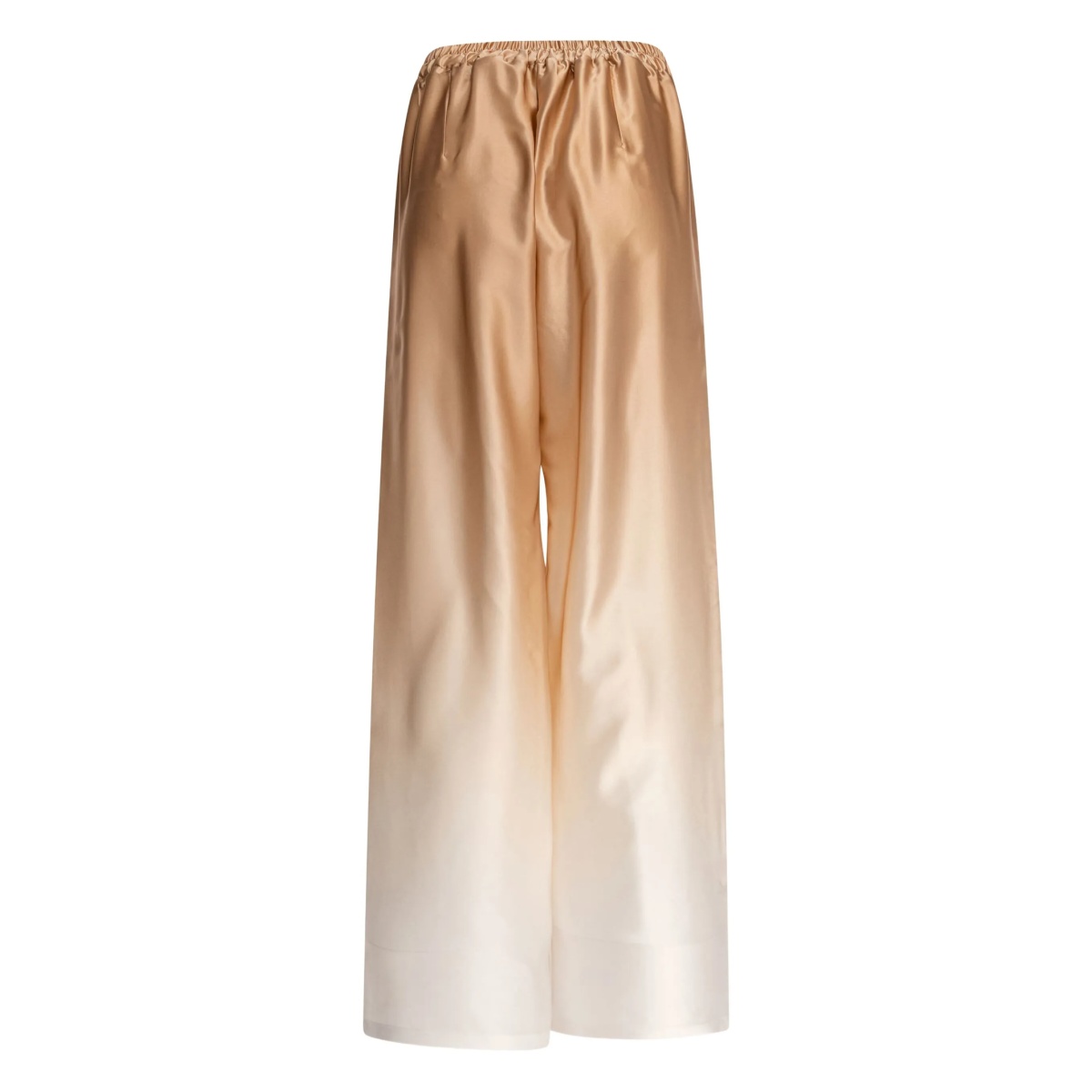 ombré-effect silk trousers - Img 2