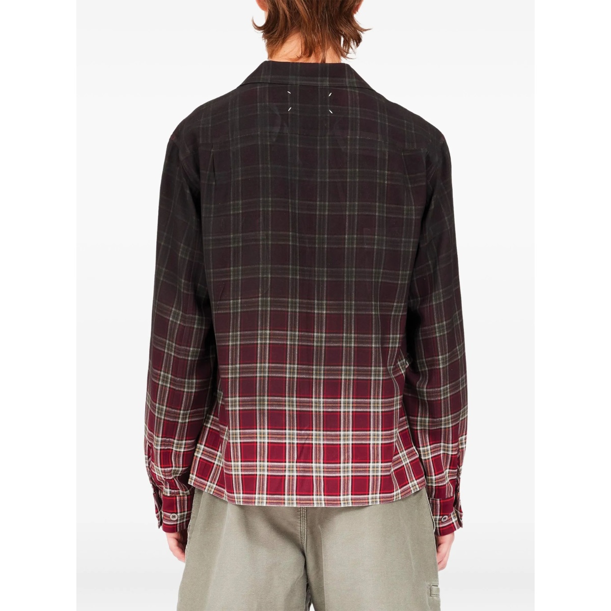 ombre plaid shirt - Img 3