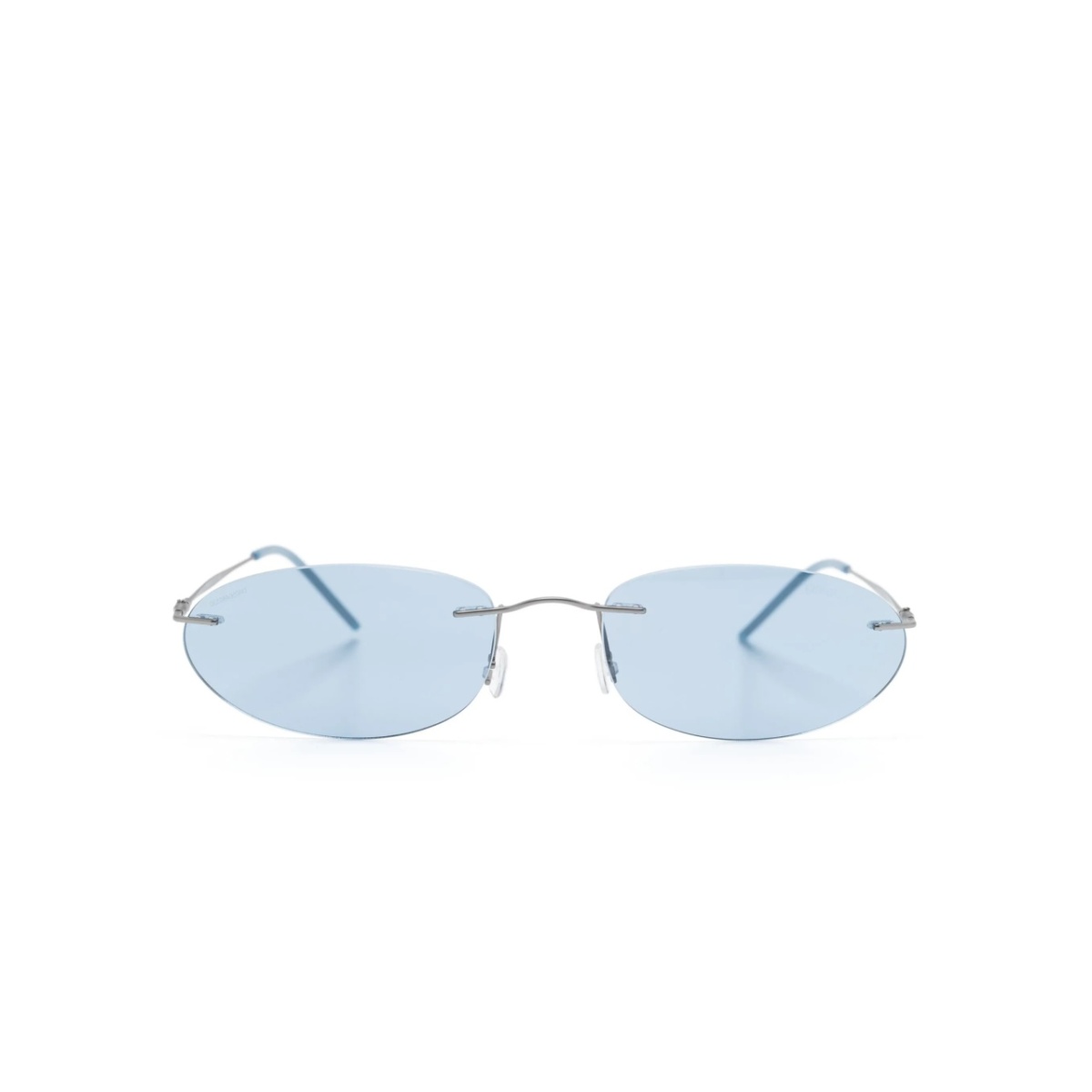 oval-frame sunglasses