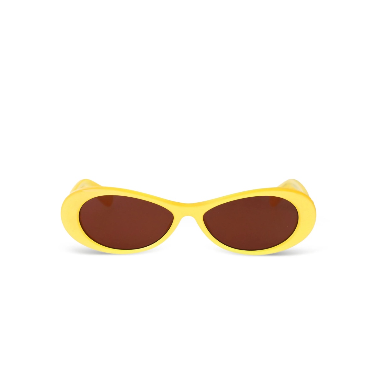 oval-frame sunglasses